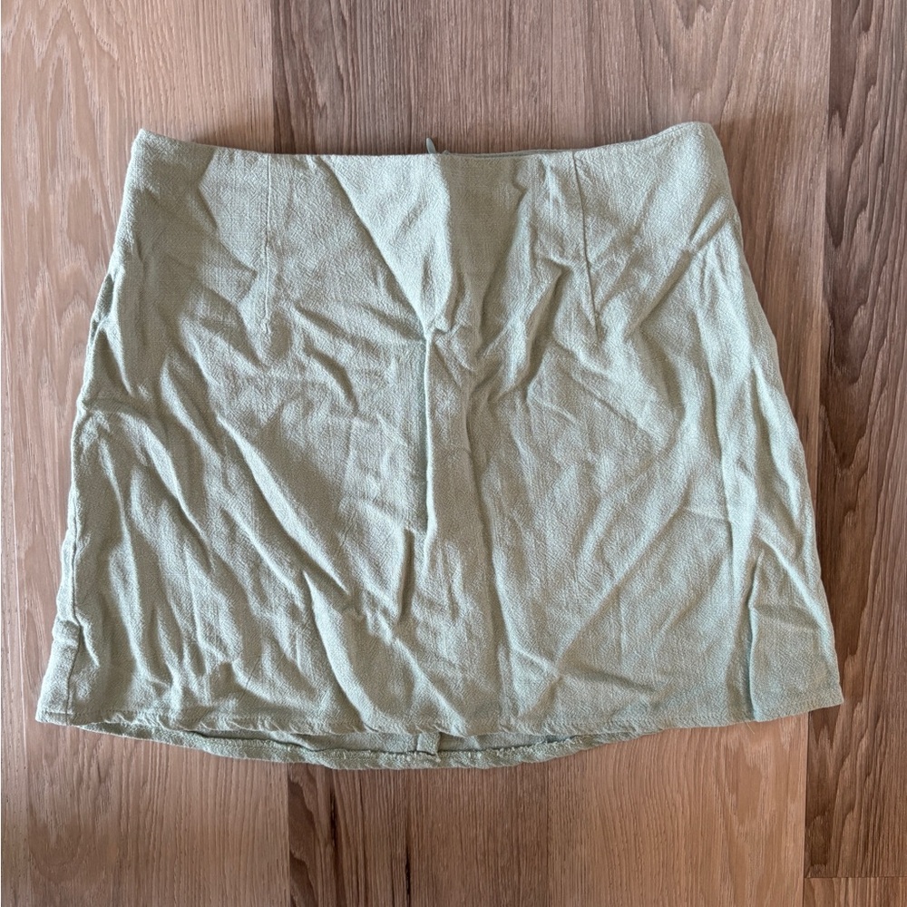 Princess Polly Linen Mini Skirt